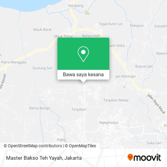 Peta Master Bakso Teh Yayah