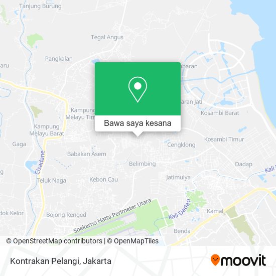 Peta Kontrakan Pelangi