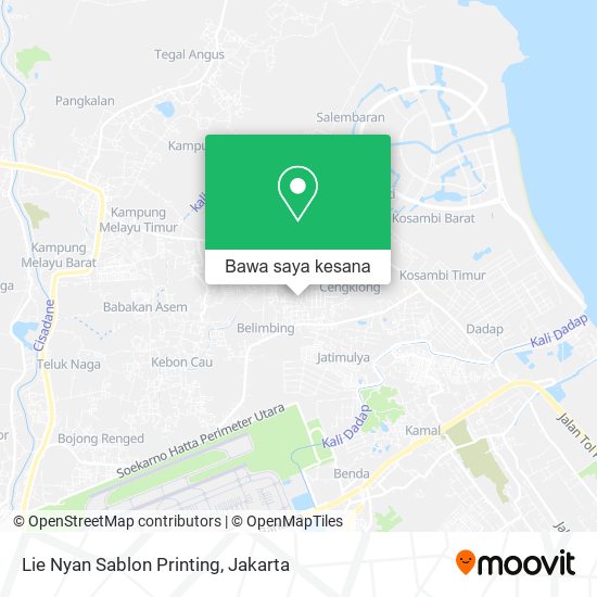 Peta Lie Nyan Sablon Printing