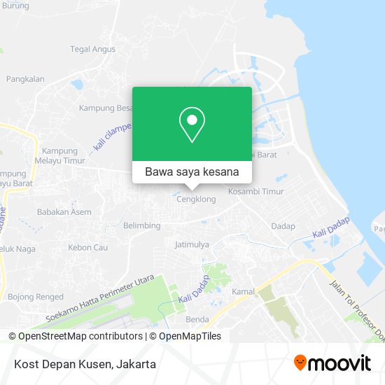 Peta Kost Depan Kusen