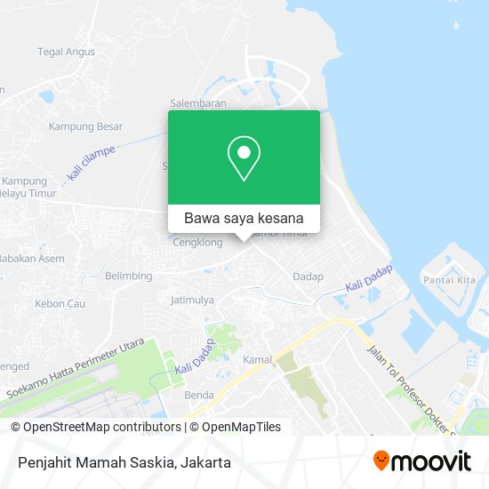 Peta Penjahit Mamah Saskia
