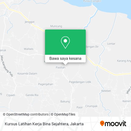 Peta Kursus Latihan Kerja Bina Sejahtera
