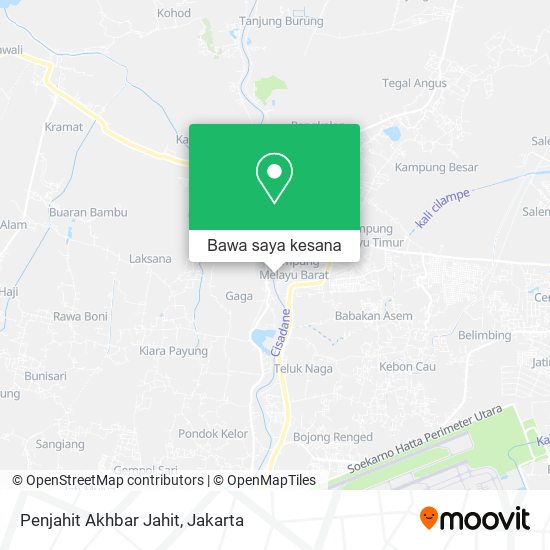 Peta Penjahit Akhbar Jahit