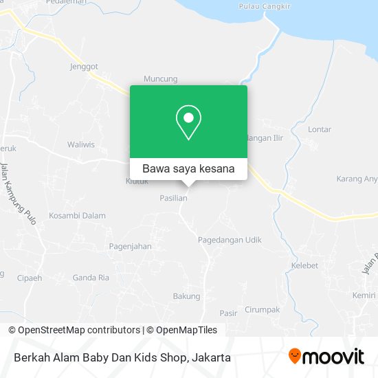 Peta Berkah Alam Baby Dan Kids Shop