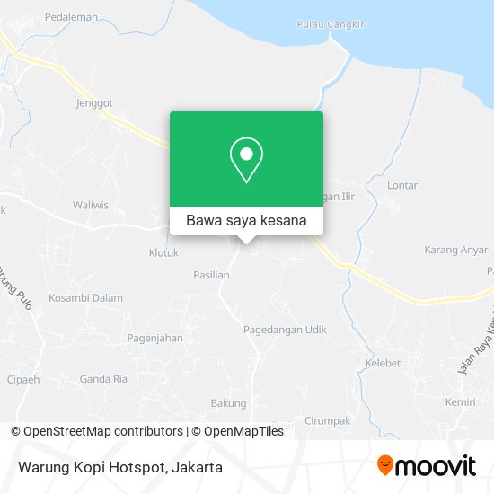 Peta Warung Kopi Hotspot