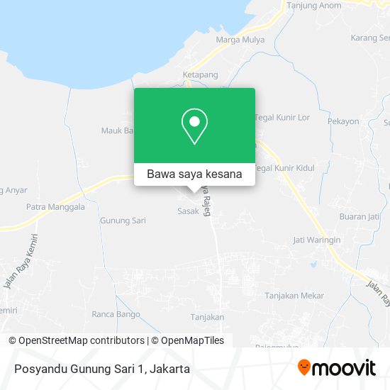 Peta Posyandu Gunung Sari 1
