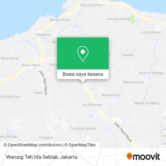 Peta Warung Teh Ida Seblak
