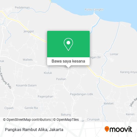 Peta Pangkas Rambut Alika