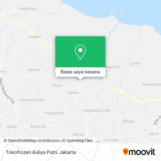 Peta Tokofrozen Auliya Putri