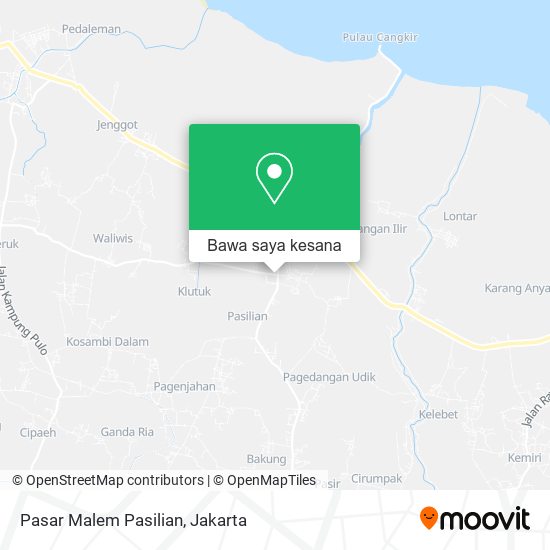Peta Pasar Malem Pasilian