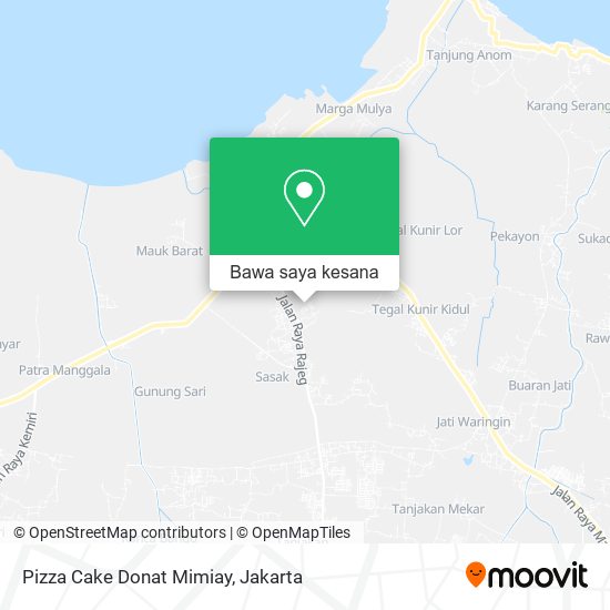 Peta Pizza Cake Donat Mimiay