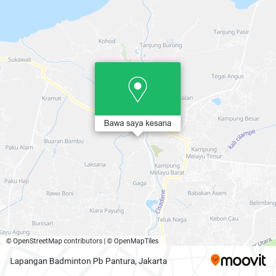 Peta Lapangan Badminton Pb Pantura