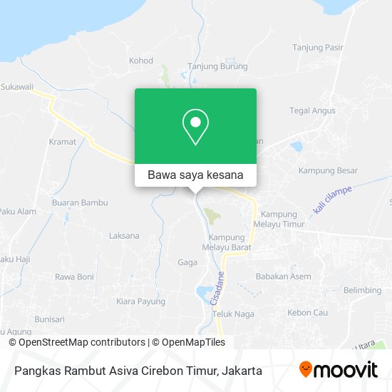 Peta Pangkas Rambut Asiva Cirebon Timur