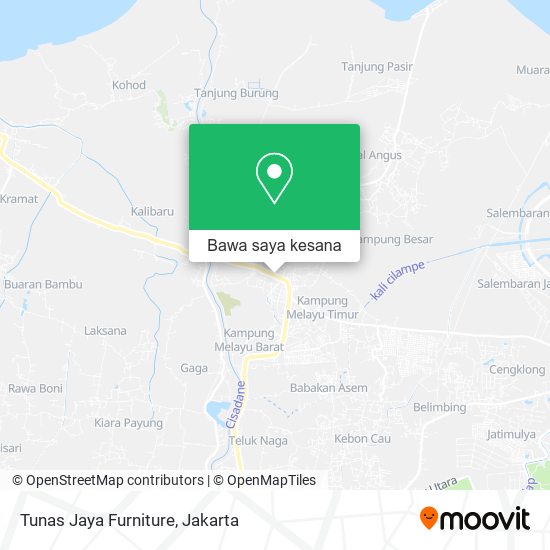 Peta Tunas Jaya Furniture