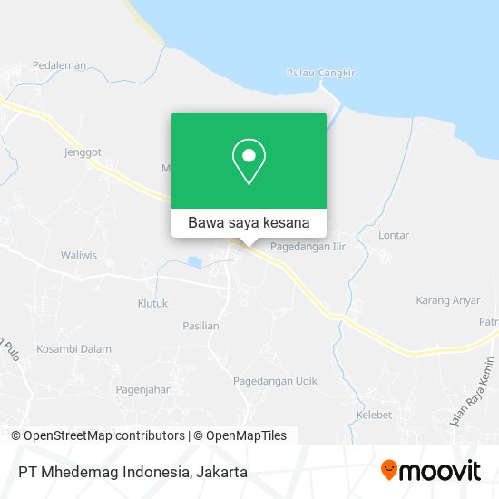 Peta PT Mhedemag Indonesia