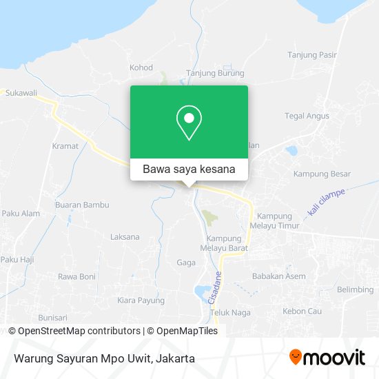 Peta Warung Sayuran Mpo Uwit