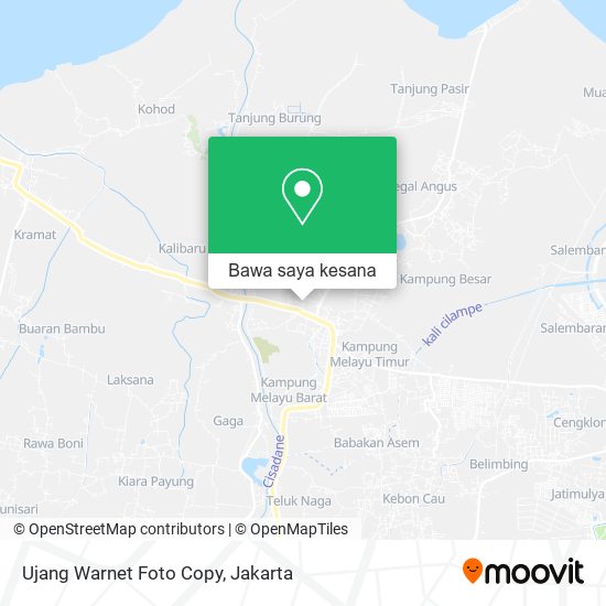 Peta Ujang Warnet Foto Copy