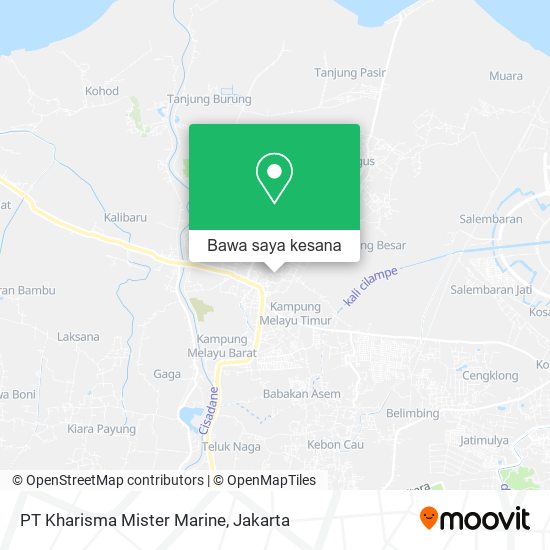 Peta PT Kharisma Mister Marine