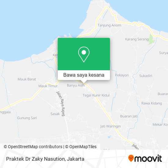 Peta Praktek Dr Zaky Nasution