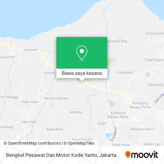 Peta Bengkel Pesawat Dan Motor Kode Yanto