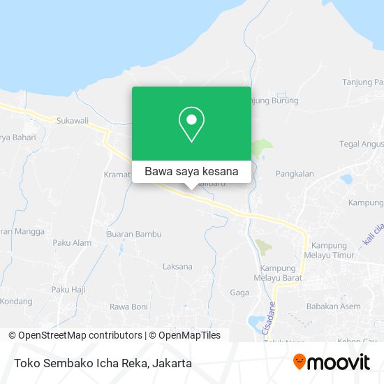 Peta Toko Sembako Icha Reka