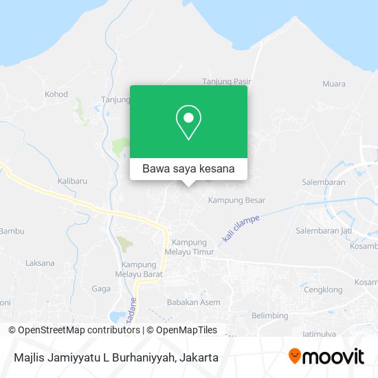 Peta Majlis Jamiyyatu L Burhaniyyah