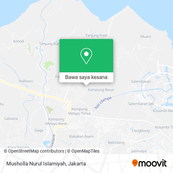 Peta Musholla Nurul Islamiyah