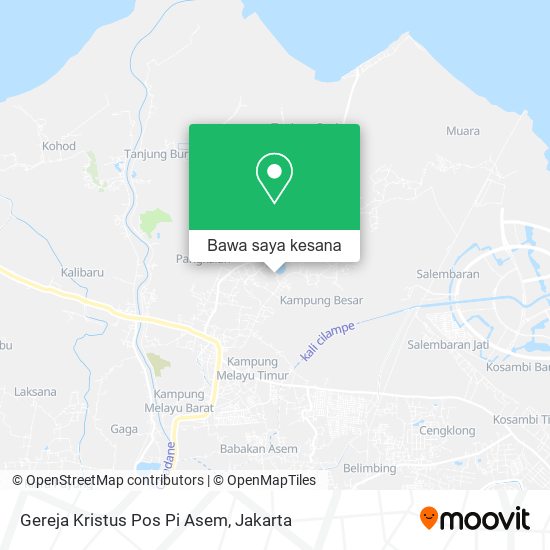 Peta Gereja Kristus Pos Pi Asem