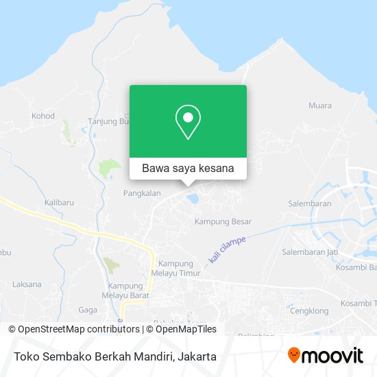 Peta Toko Sembako Berkah Mandiri