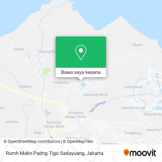Peta Rumh Makn Padng Tigo Sadayuang