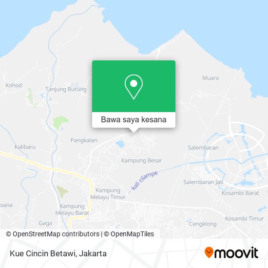 Peta Kue Cincin Betawi