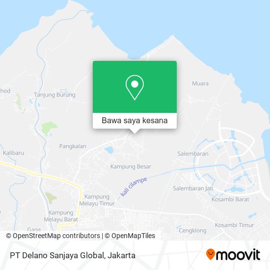 Peta PT Delano Sanjaya Global