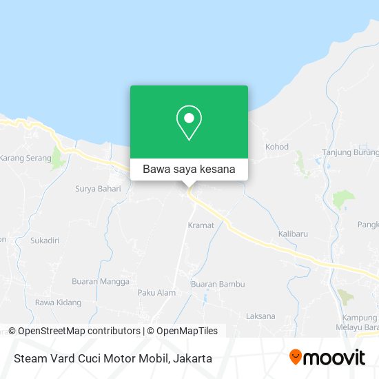 Peta Steam Vard Cuci Motor Mobil