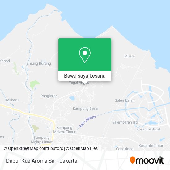 Peta Dapur Kue Aroma Sari