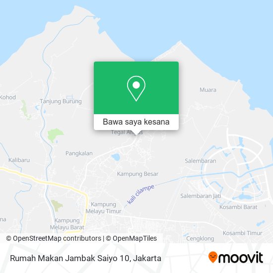 Peta Rumah Makan Jambak Saiyo 10