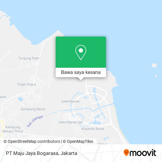 Peta PT Maju Jaya Bogarasa