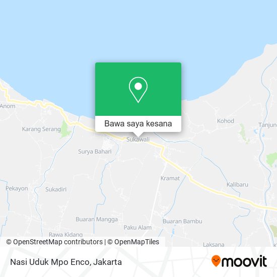 Peta Nasi Uduk Mpo Enco