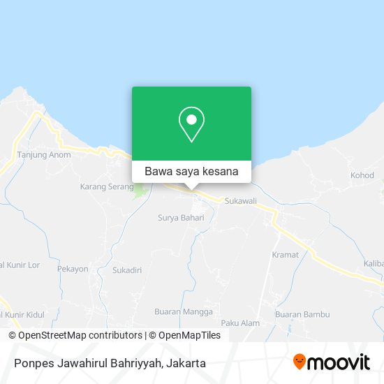 Peta Ponpes Jawahirul Bahriyyah