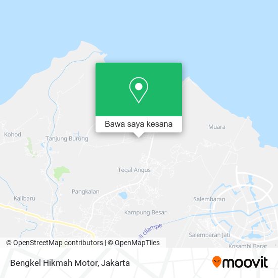 Peta Bengkel Hikmah Motor