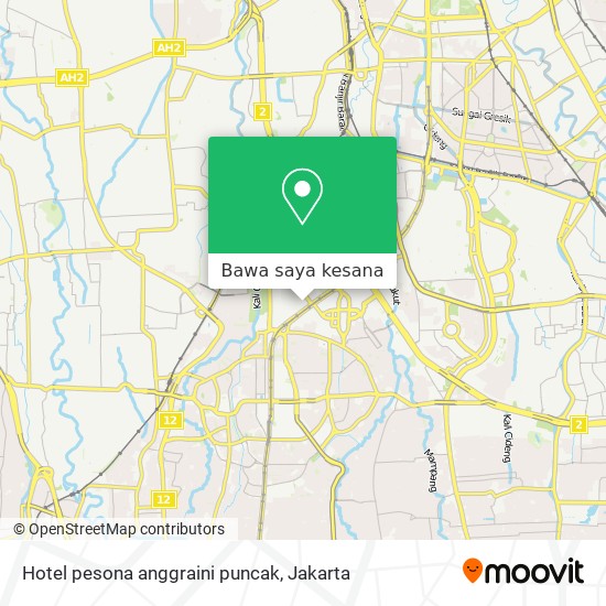 Peta Hotel pesona anggraini puncak