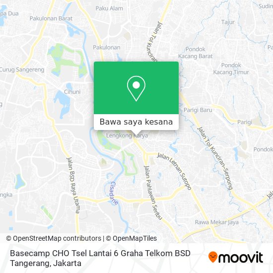 Peta Basecamp CHO Tsel Lantai 6 Graha Telkom BSD Tangerang