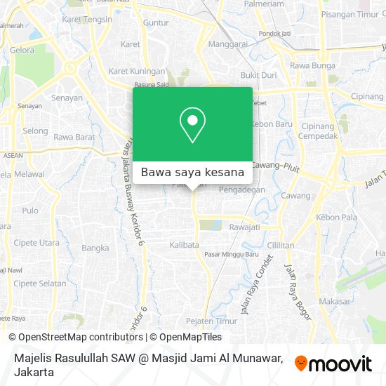 Peta Majelis Rasulullah SAW @ Masjid Jami Al Munawar