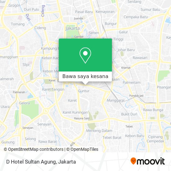 Peta D Hotel Sultan Agung