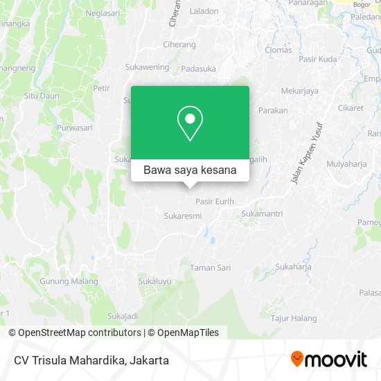 Peta CV Trisula Mahardika