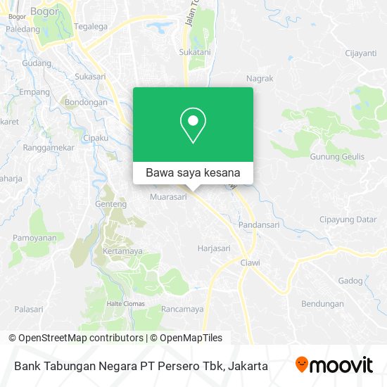 Peta Bank Tabungan Negara PT Persero Tbk