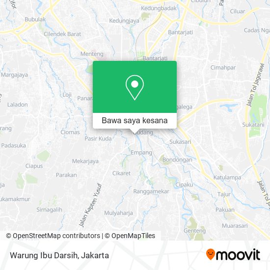 Peta Warung Ibu Darsih