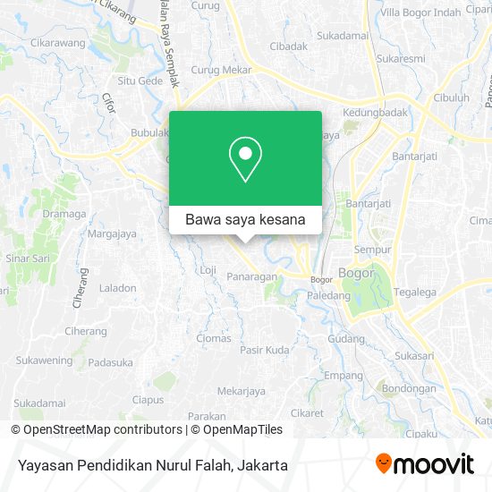 Peta Yayasan Pendidikan Nurul Falah