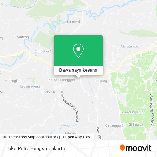 Peta Toko Putra Bungsu