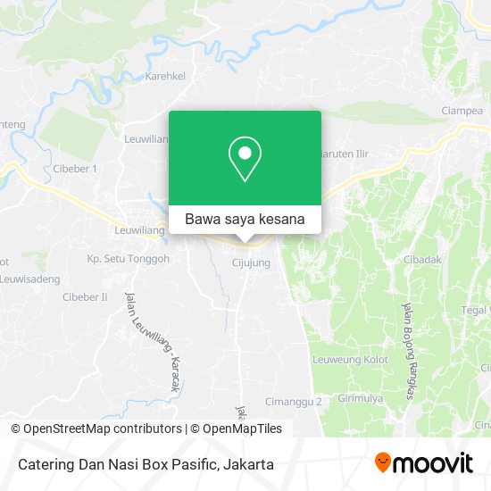 Peta Catering Dan Nasi Box Pasific