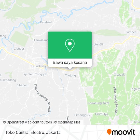 Peta Toko Central Electro